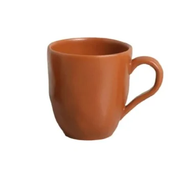 Stoneware Terracotta Organic Mug - Diam. 9.23 oz. - Pack of 12
