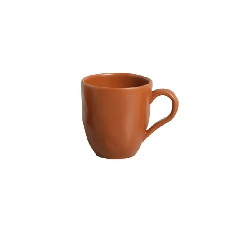 Stoneware Terracotta Organic Mug - Diam. 9.23 oz. - Pack of 12