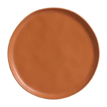 Stoneware Terracotta Soup Plate Bio - Diam. 8.86" - Pack of 12