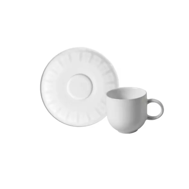 Stoneware Aurora Coup Coffee Cup & Coup Saucer - Pack of 12 Stoneware Aurora Coup Coffee Cup & Coup Saucer - Pack of 12