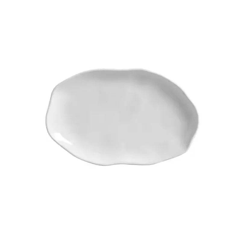 Stoneware New White Shallow Oval Platter Medium Bio - Diam. 11.81 x 7.87" - Pack of 12 Stoneware New White Shallow Oval Platter Medium Bio - Diam. 11.81 x 7.87" - Pack of 12