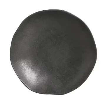 Stoneware Chromium Organic Soup Plate - Diam. 8.35" - Pack of 12