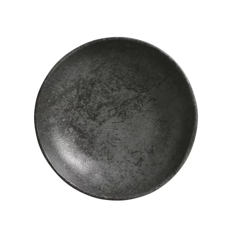 Stoneware Chromium Soup Plate Bio - Diam. 8.86" - Pack of 12