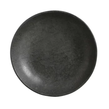 Stoneware Chromium Soup Plate Bio - Diam. 9.84" - Pack of 12