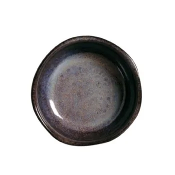 Stoneware Tourmaline Organic Bowl - Diam. 6.9 x 2.2" - Pack of 12