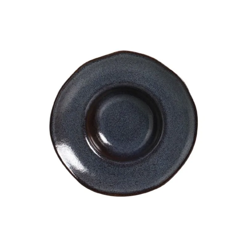 Stoneware Titanium Deep Rim Plate - Diam. 11.02 x 2.56" - Pack of 12