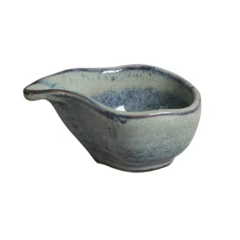 Stoneware Titanium Organic Teardrop - 1.35 oz. - Pack of 12