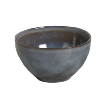 Stoneware Titanium Organic Bowl - Diam. 5.24" - Pack of 12