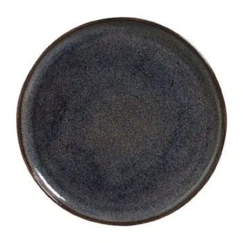 Stoneware Titanium Dinner Plate Bio - Diam. 10.83" - Pack of 12