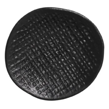 Stoneware Matte Black Ramekin Juta - Diam. 4.33 x 0.87" - Pack of 12