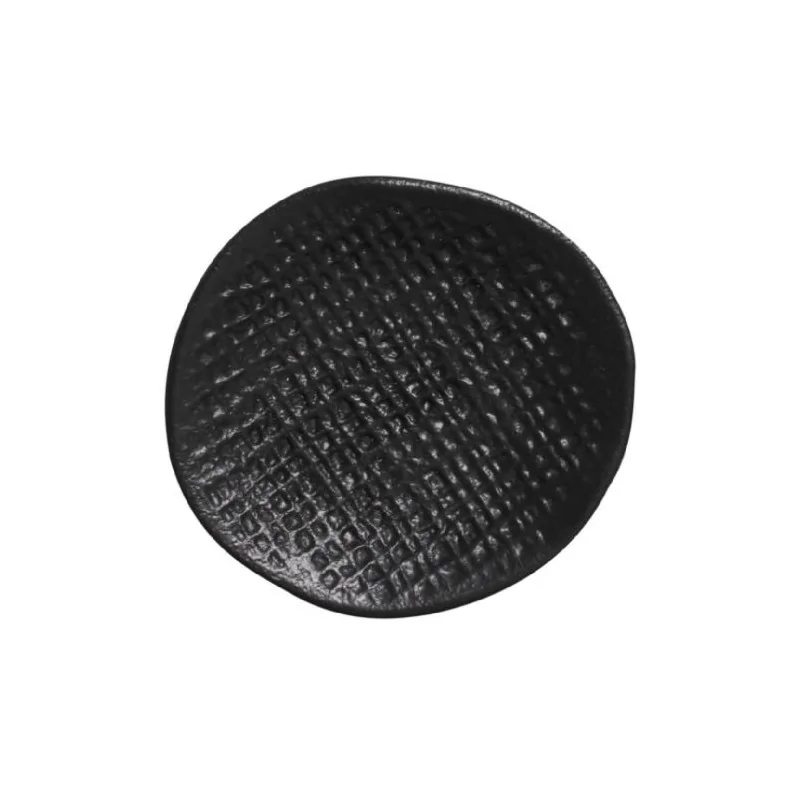 Stoneware Matte Black Ramekin Juta - Diam. 4.33 x 0.87" - Pack of 12 Stoneware Matte Black Ramekin Juta - Diam. 4.33 x 0.87" - Pack of 12