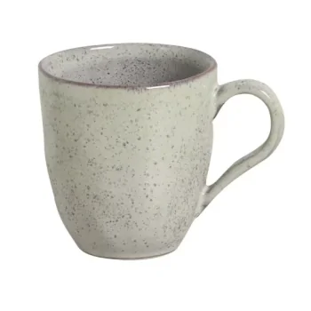 Stoneware Pistache Organic Mug - Diam. 9.23 oz. - Pack of 12