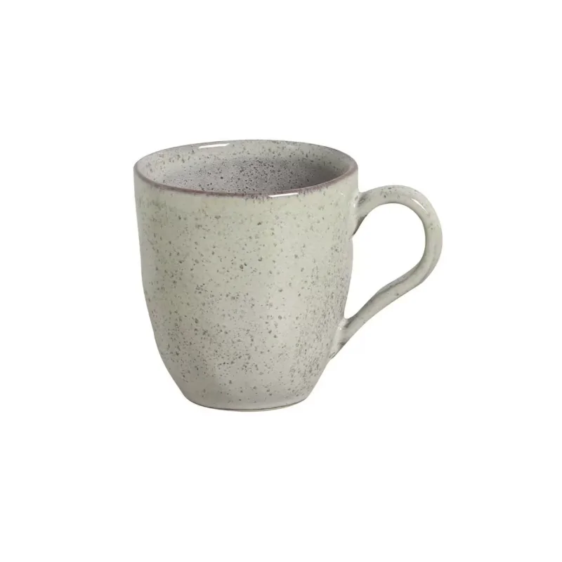 Stoneware Pistache Organic Mug - Diam. 9.23 oz. - Pack of 12