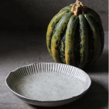 Stoneware Pistache Linhas Dinner Plate - Diam. 10.83" - Pack of 12