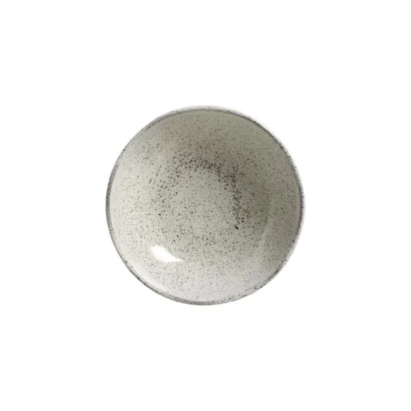 Stoneware Pistache Organic Bowl - Diam. 6.9 x 2.2" - Pack of 12