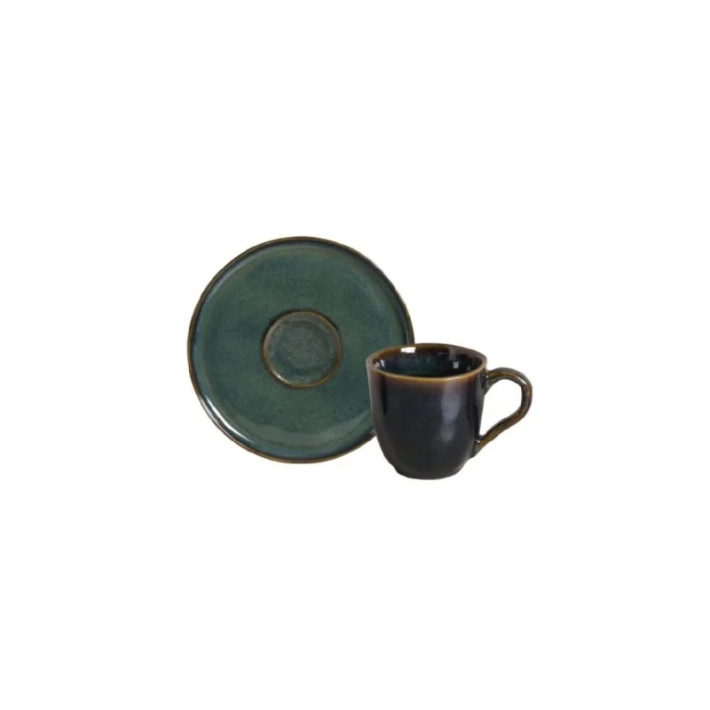 Stoneware Oceano Organic Coffee Cup & Bio Saucer - Pack of 12 Stoneware Oceano Organic Coffee Cup & Bio Saucer - Pack of 12