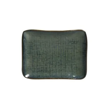 Stoneware Oceano Rectangular Platter Juta - Diam. 7.08 x 5.51" - Pack of 12