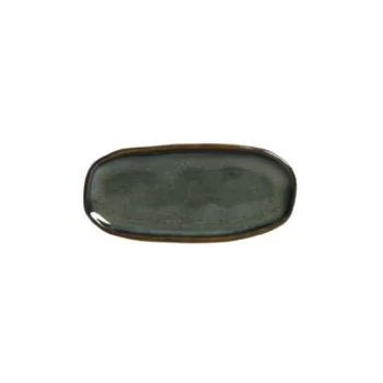 Stoneware Oceano Organic Shallow Oval Platter - Diam. 9.06 x 4.33" - Pack of 12