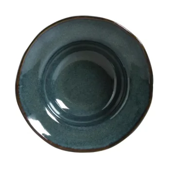 Stoneware Oceano Deep Rim Plate - Diam. 7.48 x 2.17" - Pack of 12