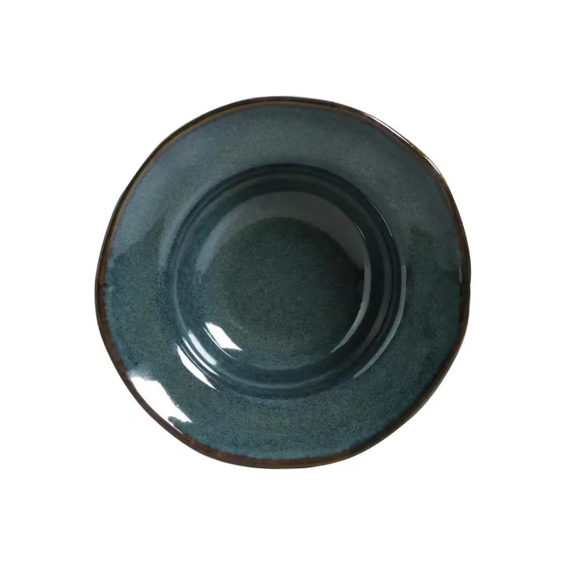 Stoneware Oceano Deep Rim Plate - Diam. 7.48 x 2.17" - Pack of 12 Stoneware Oceano Deep Rim Plate - Diam. 7.48 x 2.17" - Pack of 12