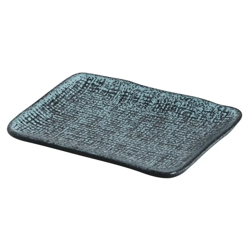 Stoneware Night Sky Rectangular Platter Juta - Diam. 7.08 x 5.51" - Pack of 12 Stoneware Night Sky Rectangular Platter Juta - Diam. 7.08 x 5.51" - Pack of 12