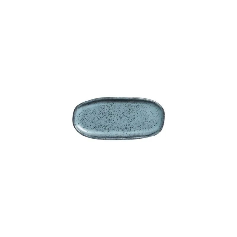 Stoneware Night Sky Organic Shallow Oval Platter - Diam. 6.5 x 3.15" - Pack of 12