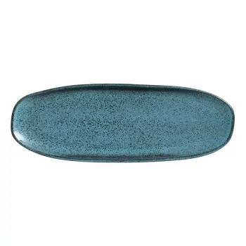 Stoneware Night Sky Organic Shallow Oval Platter Large - Diam. 14.17 x 5.12" - Pack of 12