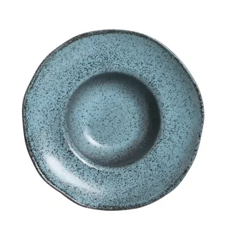 Stoneware Night Sky Deep Rim Plate - Diam. 11.02 x 2.56" - Pack of 12