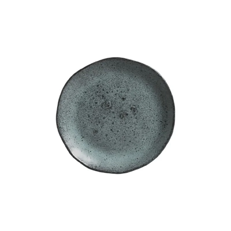 Stoneware Night Sky Organic Dessert Plate - Diam. 7.68" - Pack of 12
