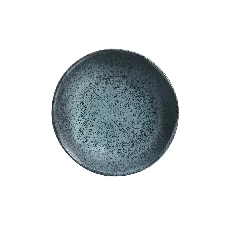 Stoneware Night Sky Organic Bowl - Diam. 6.9 x 2.2" - Pack of 12 Stoneware Night Sky Organic Bowl - Diam. 6.9 x 2.2" - Pack of 12