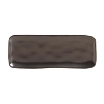 Stoneware Metallica Organic Rectangular Platter Medium - Diam. 12.99 x 5.12" - Pack of 12