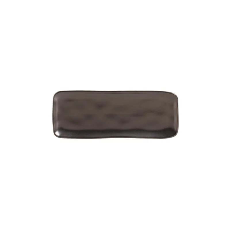 Stoneware Metallica Organic Rectangular Platter Medium - Diam. 12.99 x 5.12" - Pack of 12