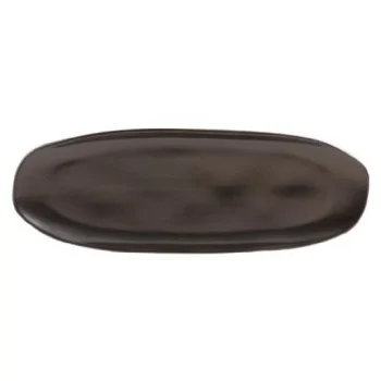 Stoneware Metallica Organic Shallow Oval Platter Large - Diam. 14.17 x 5.12" - Pack of 12