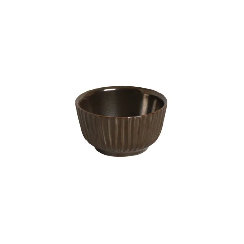 Stoneware Metallica Linhas Ramekin - Diam. 3.5 x 1.97" - Pack of 12