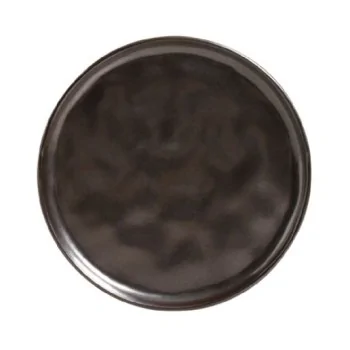 Stoneware Metallica Dessert Plate Bio - Diam. 8.46" - Pack of 12