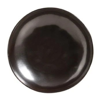 Stoneware Metallica Soup Plate Bio - Diam. 9.84" - Pack of 12