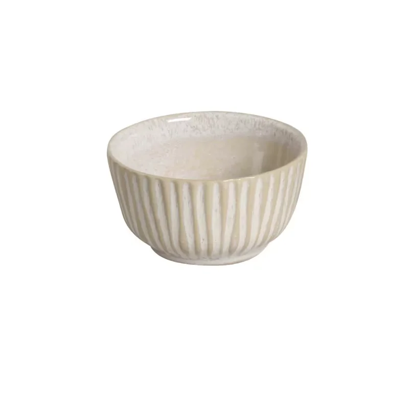 Stoneware Latte Linhas Ramekin - Diam. 3.5 x 1.97" - Pack of 12