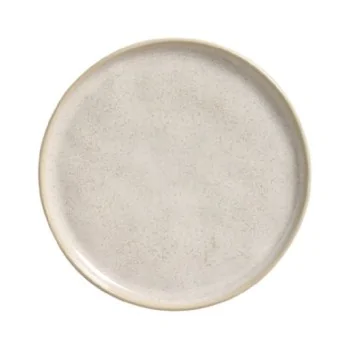 Stoneware Latte Dessert Plate Bio - Diam. 8.46"  - Pack of 12