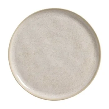 Stoneware Latte Dinner Plate Bio - Diam. 10.83" - Pack of 12