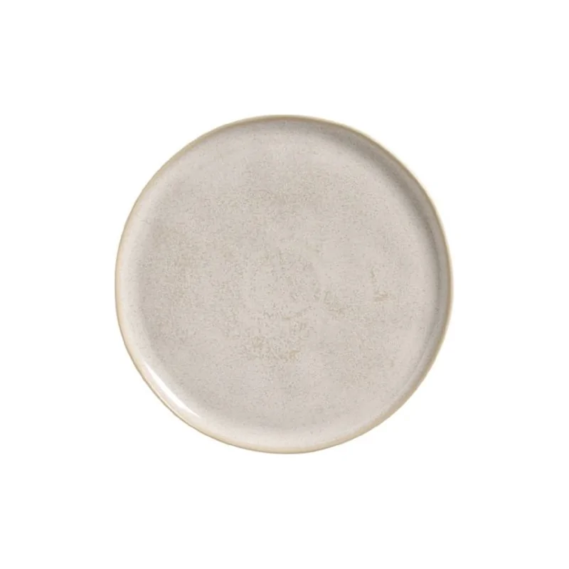 Stoneware Latte Dinner Plate Bio - Diam. 11.42" - Pack of 12