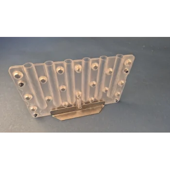 Thermoformed Polycarbonate 3D Chocolate Mold - Cigar - 6 cavity - 138 mm x 16.8 mm x h 16.6 mm - 35 gr