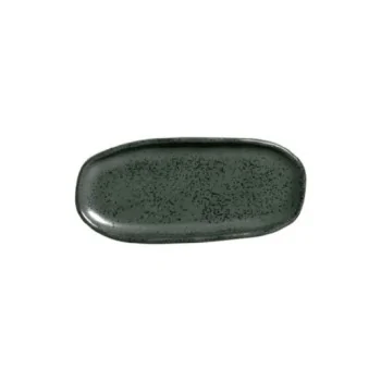 Stoneware Greenery Organic Shallow Oval Platter - Diam. 6.5 x 3.15" - Pack of 12