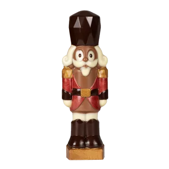 Thermoformed Polycarbonate Chocolate Mold - Nutcracker - 2 cavity - 170 mm x 54 mm x h 41 mm - 85gr