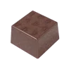 Thermoformed Polycarbonate Square Praline Chocolate Mold - Valena Hearts - 28 cavity - 25 mm x 25 mm x h 15 mm - 10gr