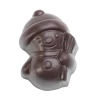 Thermoformed Polycarbonate Praline Snowman Chocolate Mold - 28 cavity - 35.6 mm x 27.9 mm x h 16.8 mm - 10gr