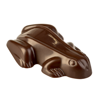 Thermoformed Polycarbonate Frog Chocolate Mold - 16 cavity - 55 mm x 36 mm x h 12 mm - 12gr