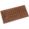 Thermoformed Polycarbonate Chocolate Tablet Mold - Crocodile - 3 cavity - 140 mm x 70 mm x h 8.4 mm - 80gr