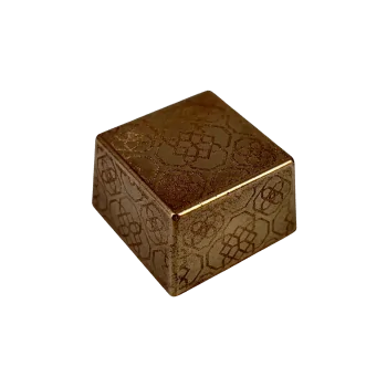 Thermoformed Polycarbonate Square Praline Chocolate Mold - Orient - 28 cavity - 25 mm x 25 mm x h 15 mm - 10gr