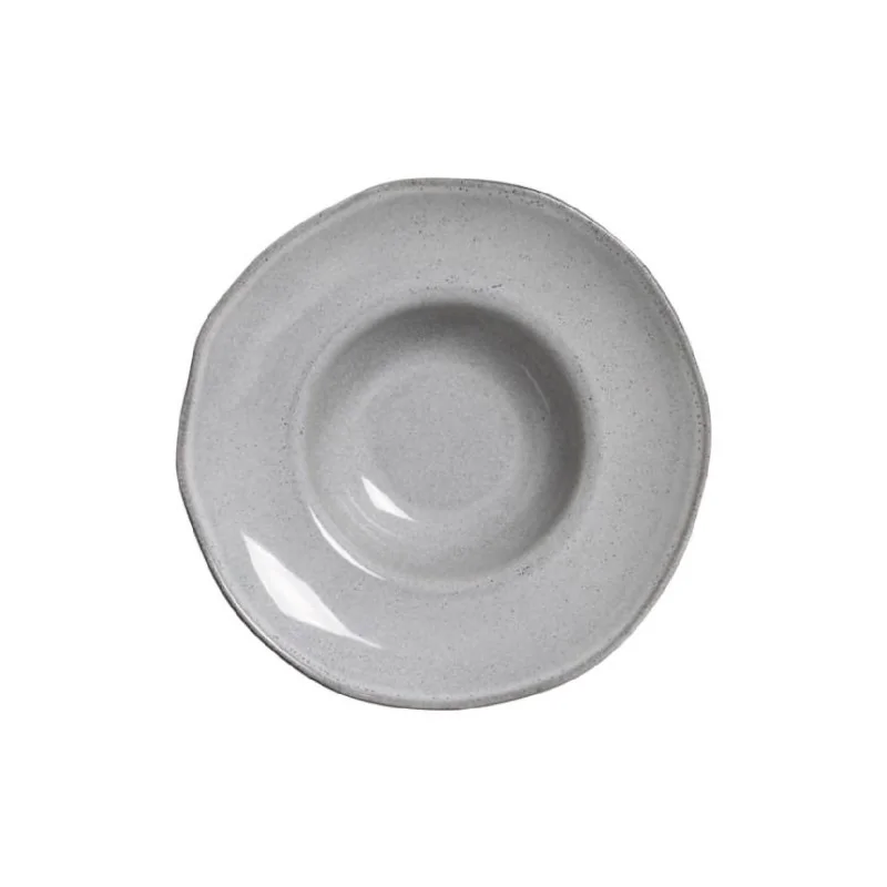 Stoneware Dust Deep Rim Plate - Diam. 11.02 x 2.56" - Pack of 12