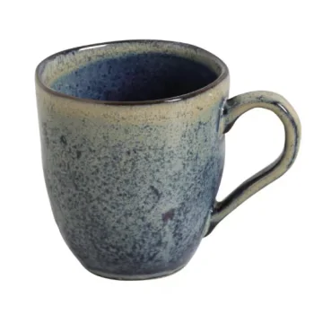 Stoneware Denim Organic Mug - Diam. 9.23 oz. - Pack of 12